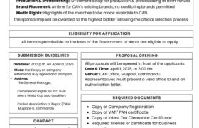 क्यानले यु१९ विश्वकप एसिया छनोटको कमर्सियल राइट्स ५० लाखमा बिक्री खुला गर्यो