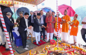 प्रधानमन्त्रीद्वारा धुलिखेल अस्पतालमा ट्रमा एण्ड इमर्जेन्सी सेन्टरको शिलान्यास
