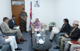 जर्मनीका राजदूतको प्रधानमन्त्री कार्कीसँग  शिष्टाचार भेट