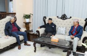 ओली–देउवा भेट: राजनीतिक छलफल सुरु