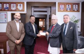 भौतिक पूर्वाधार पुनर्निर्माण कोषमा नेपाल लाइफको १ करोड ५० लाख आर्थिक सहयोग