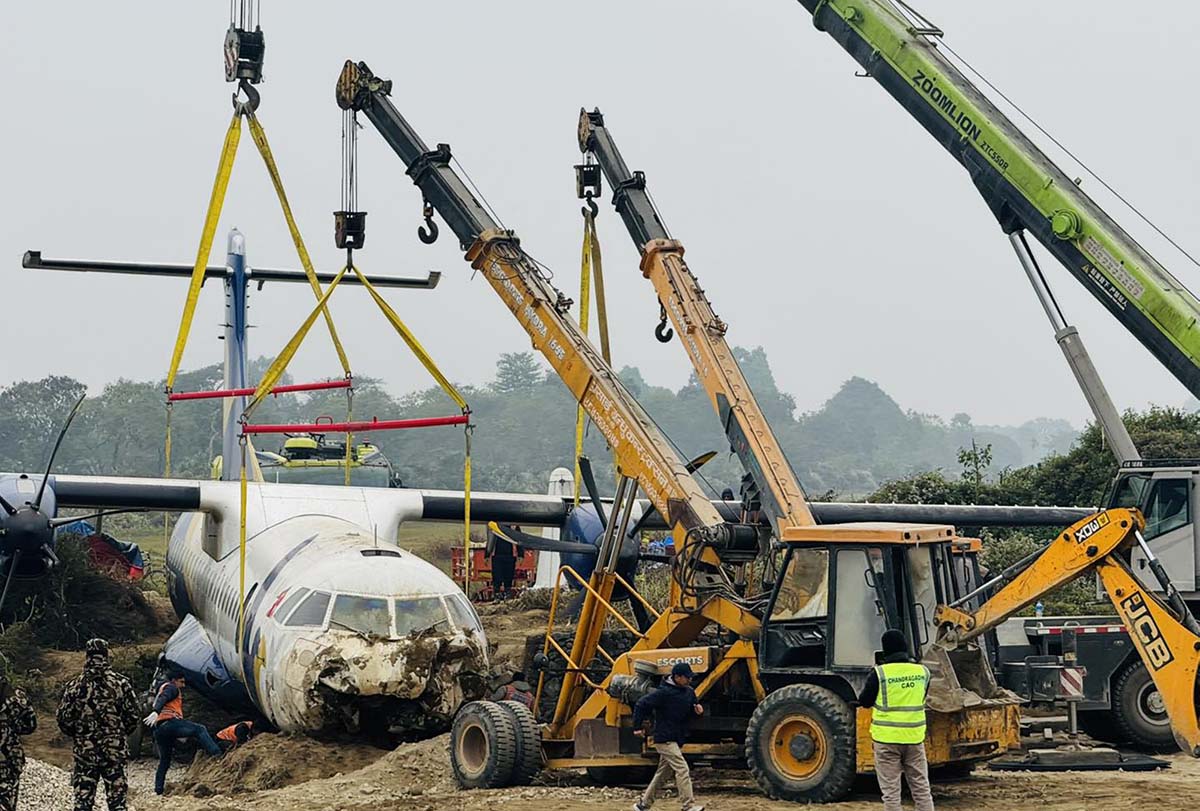 चन्द्रगढी विमानस्थलको जहाज दुर्घटनाबारे दुई छुट्टाछुट्टै छानबिन समिति गठन