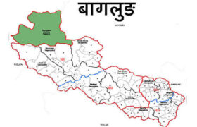 बाढी र पहिरोले बागलुङका दुई राष्ट्रिय राजमार्ग अवरुद्ध